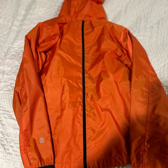 Champion Orange Wind Breaker with Camouflage lining Size M 8/10 ** EUC** - Picture 4 of 6